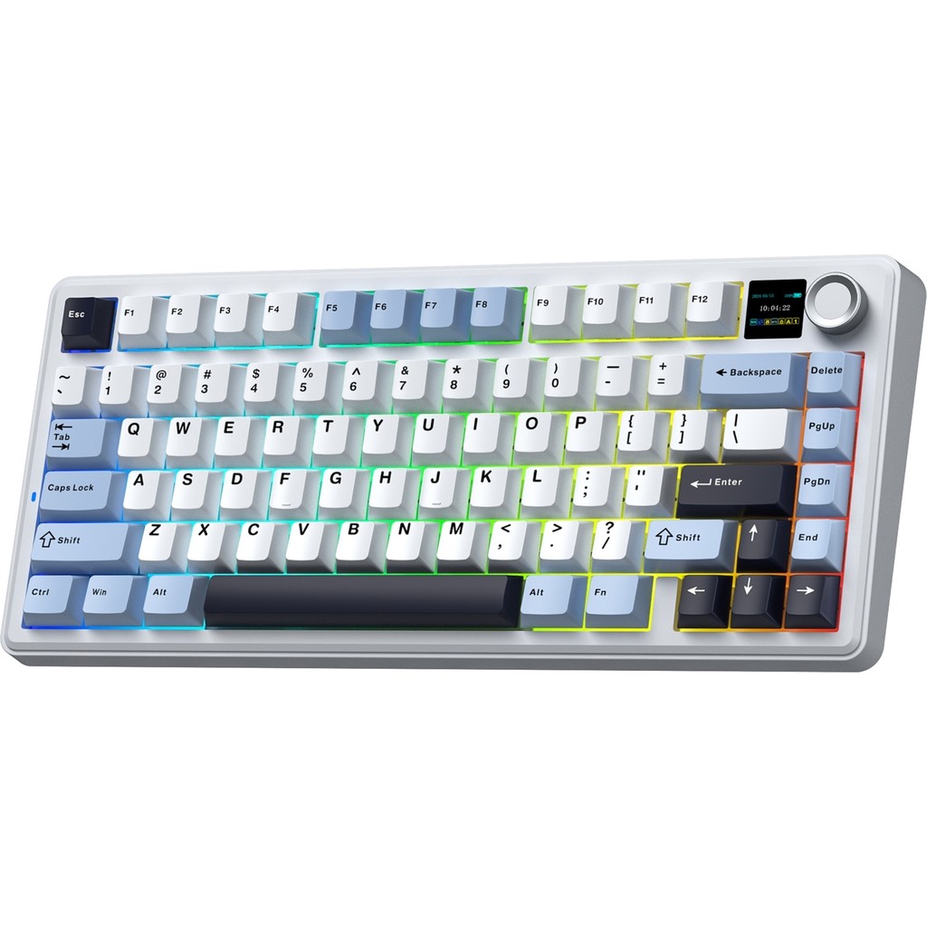 Aula F75 Max Mekanik Klavye Kablosuz Bluetooth Reaper Switch Oyun İçin TKL Tasarım - Lacivert Klavye - Mouse Fiyatı