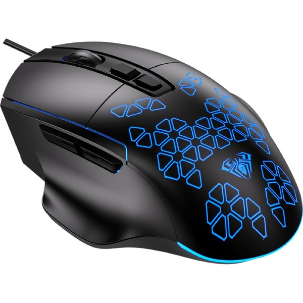 Aula F812 7200DPI Rgb 7 Tuşlu Makro Optik Gaming Oyuncu Mouse - Siyah Klavye - Mouse Fiyatı