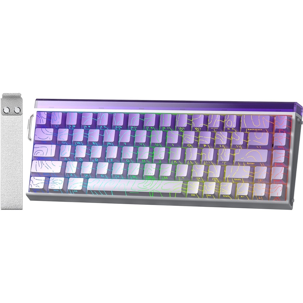 Aula HERO 68 He Manyetik Klavye Rapid Trigger Dragon King Switch 8000Hz Rgb Neon Tkl Hot Swap Oyuncu Klavyesi Mor Klavye - Mouse Fiyatı