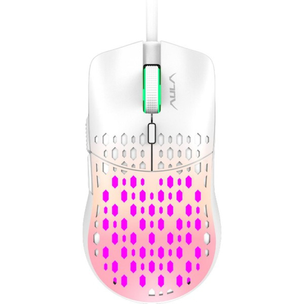 Aula S11 Pro 3600DPI Rgb Optik Gaming Mouse Pembe Klavye - Mouse Fiyatı