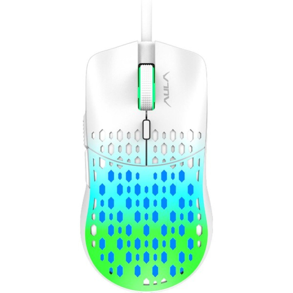 Aula S11 Pro 3600DPI Rgb Optik Gaming Mouse Yeşil Klavye - Mouse Fiyatı