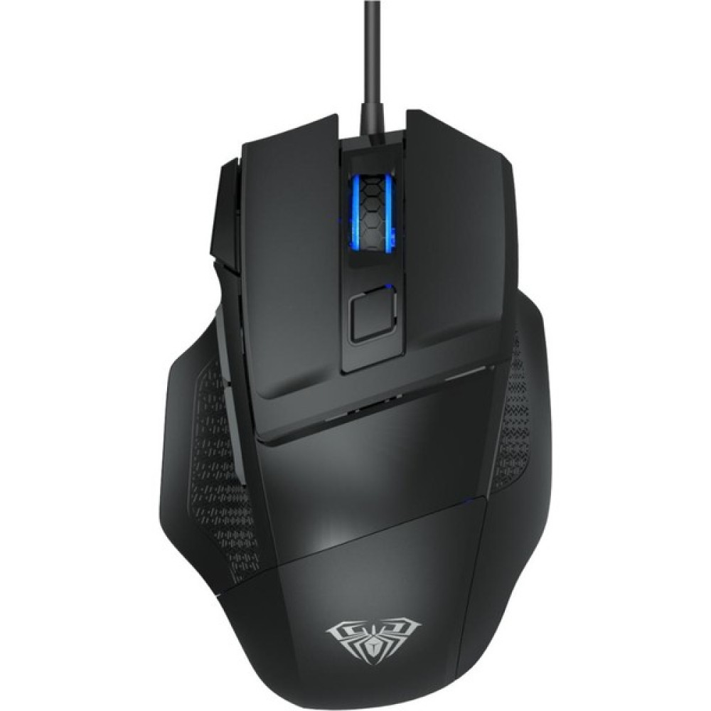 Aula S12 2400 Dpı 7 Tuşlu Makrolu Kablolu Optik Gaming Oyuncu Mouse - Siyah Klavye - Mouse Fiyatı