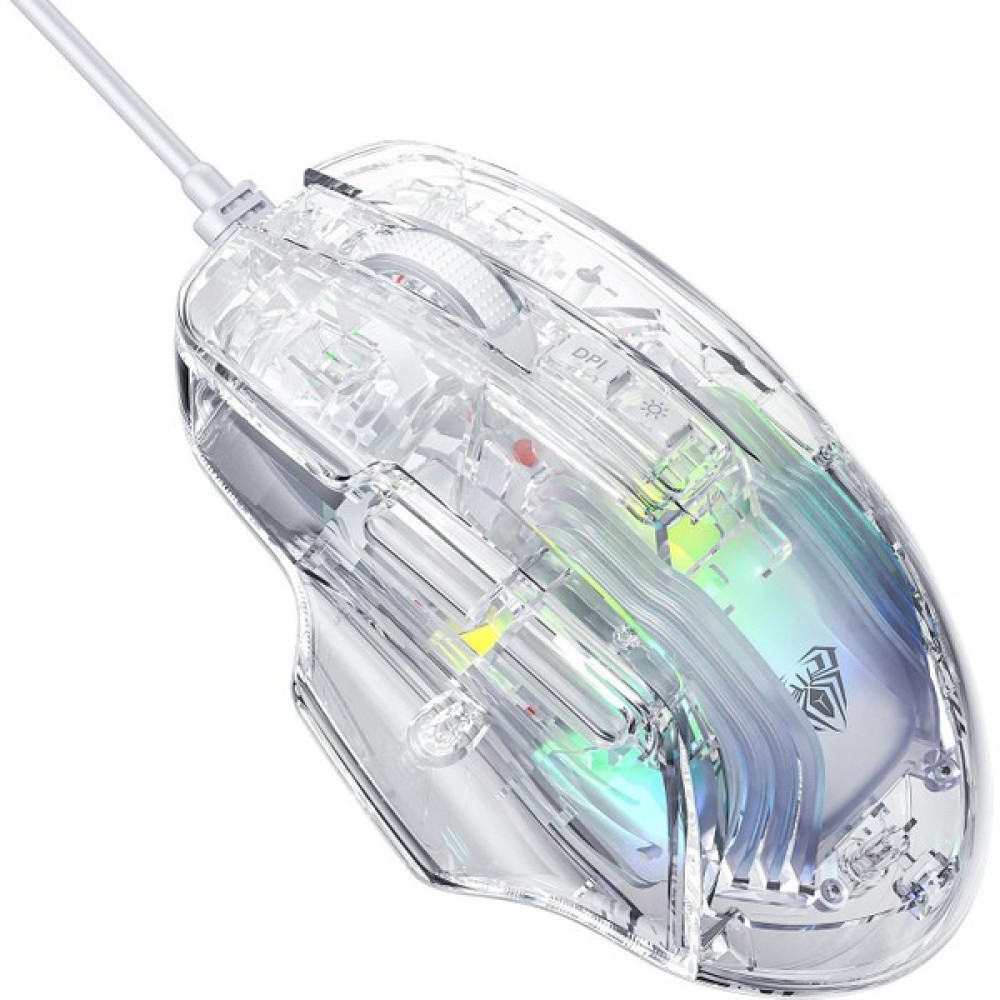 Aula S80 7200 DPI 7 Tuşlu Rgb Şeffaf Optik Oyuncu Gaming Mouse - Renkli Klavye - Mouse Fiyatı