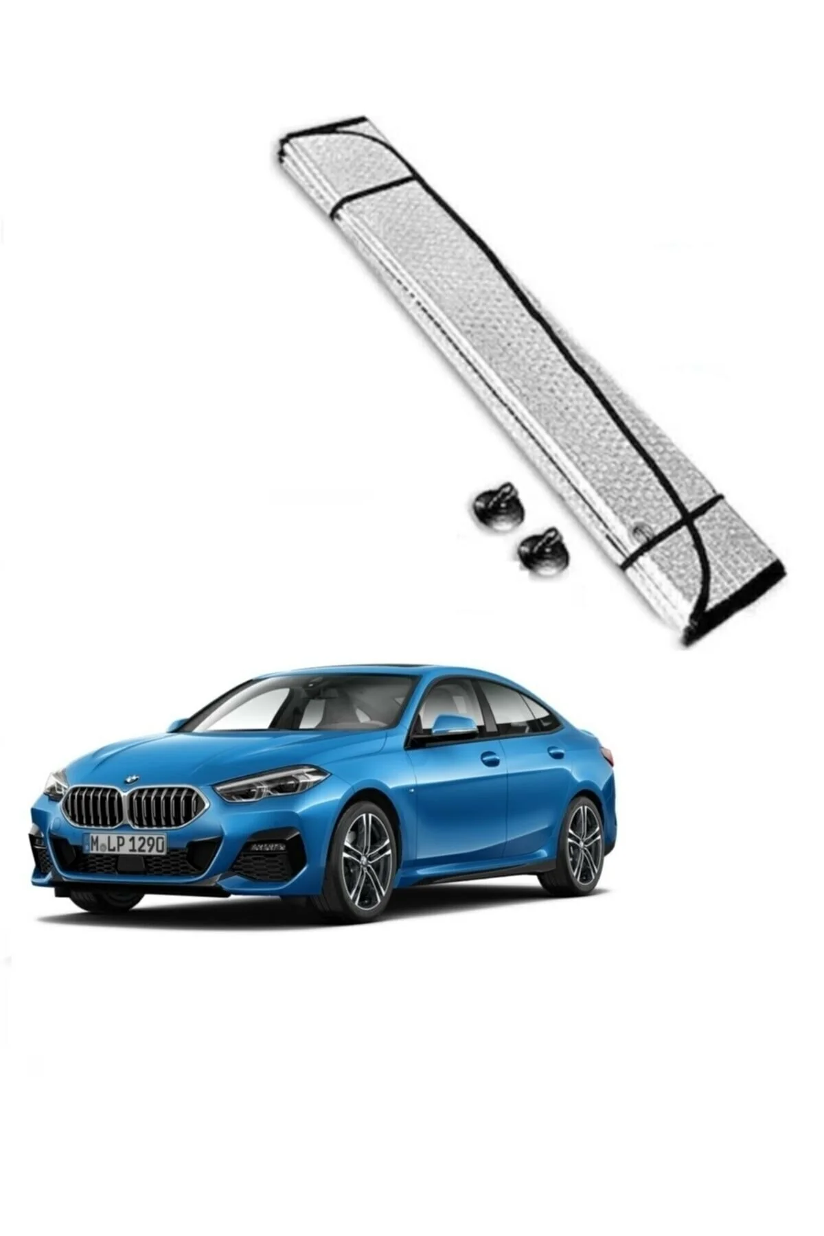Auracar Araba Ön Cam Güneşliği Balonlu Metalize Parlak Alüminyum Katlanabilir Oto Güneşlik (130X60CM)" Araba & Motorsiklet Aksesuarı Fiyatı