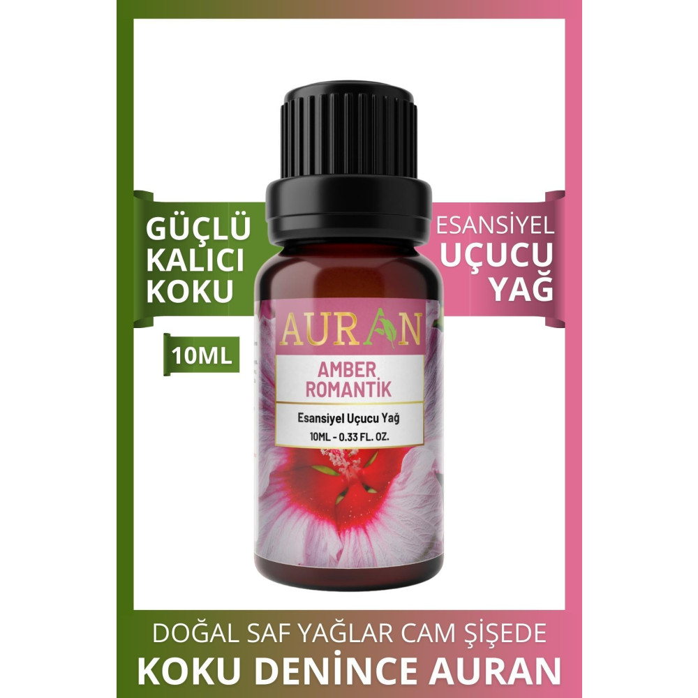 AURAN Amber Romantik Esansiyel Uçucu Koku Yağı Buhurdanlık Yağı Difüzör Esansı Hobi Esans Ortam Oda 10ml Deterjan ve Temizlik Ürünleri Fiyatı