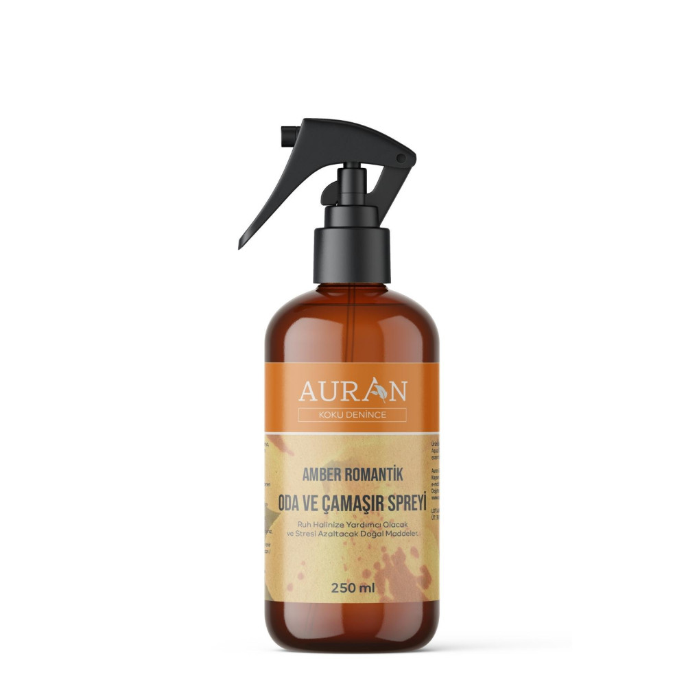 AURAN Amber Romantik Oda Ve Çamaşır Spreyi Oda Kokusu Room Spray 250ml Deterjan ve Temizlik Ürünleri Fiyatı