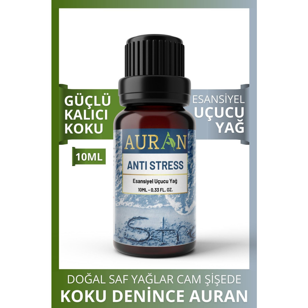 AURAN Anti Stress Esansiyel Uçucu Koku Yağı Buhurdanlık Yağı Difüzör Esansı Hobi Esans Ortam Oda 10ml Deterjan ve Temizlik Ürünleri Fiyatı