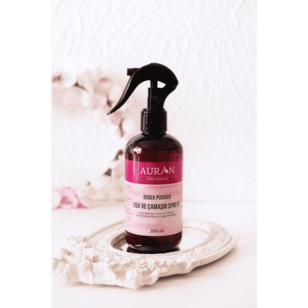 AURAN Bebek Pudrası Oda Ve Çamaşır Spreyi Oda Kokusu Room Spray 250ml Deterjan ve Temizlik Ürünleri Fiyatı