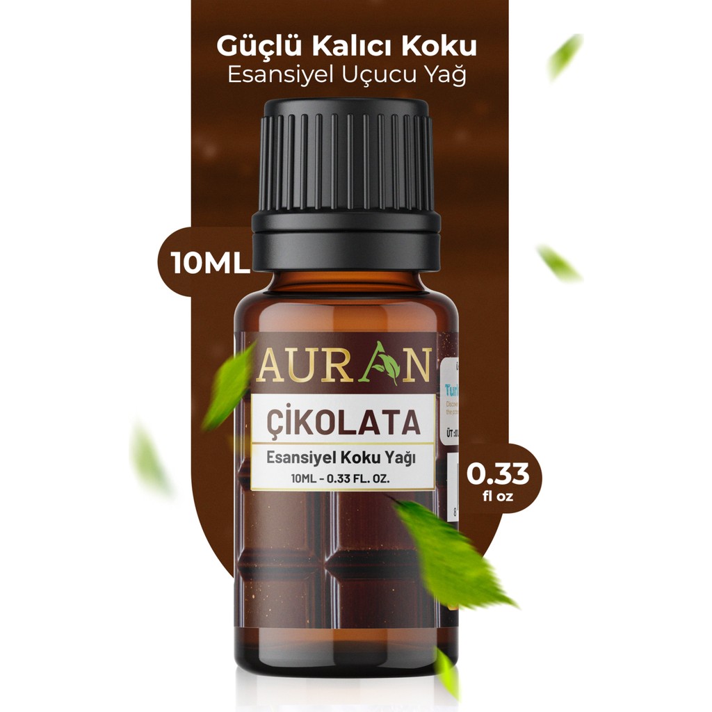 Auran Çikolata Saf Esansiyel Uçucu Yağ Buhurdanlık Yağı Difüzör Esansı Aromaterapi Ortam Koku Yağı 10ml Oda Kokusu Fiyatı