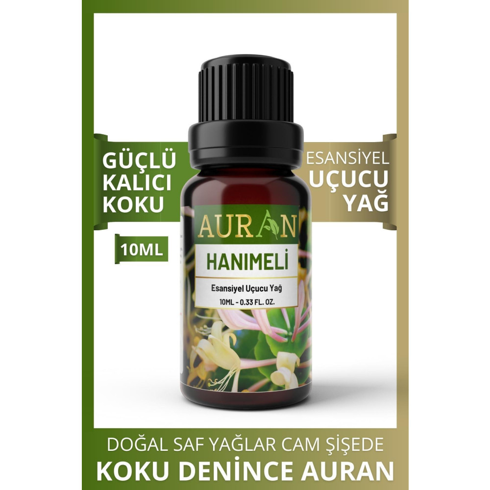 AURAN Hanımeli Saf Esansiyel Uçucu Yağ Buhurdanlık Yağı Difüzör Esansı Aromaterapi Ortam Koku Yağı 10ml Deterjan ve Temizlik Ürünleri Fiyatı