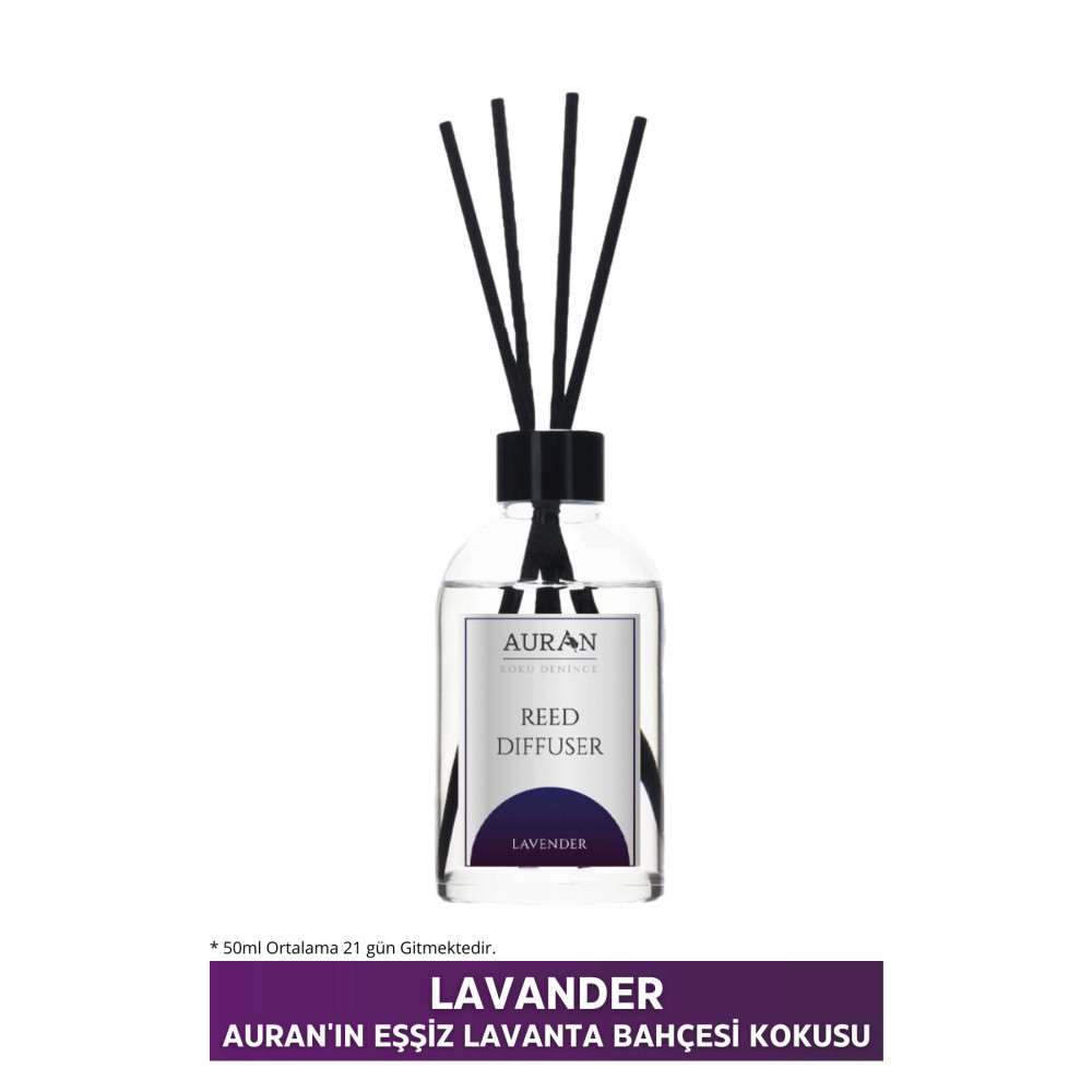 AURAN Lavanta Çubuklu Oda Kokusu Esansiyel Uçucu Yağ Lavander 50ml Deterjan ve Temizlik Ürünleri Fiyatı