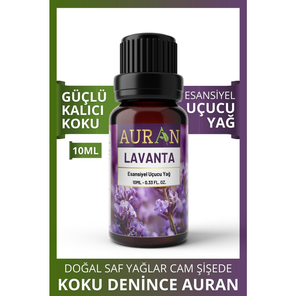 AURAN Lavanta Esansiyel Uçucu Koku Yağı Buhurdanlık Yağı Difüzör Esansı Hobi Esans Ortam Oda Kokusu 10ml Deterjan ve Temizlik Ürünleri Fiyatı