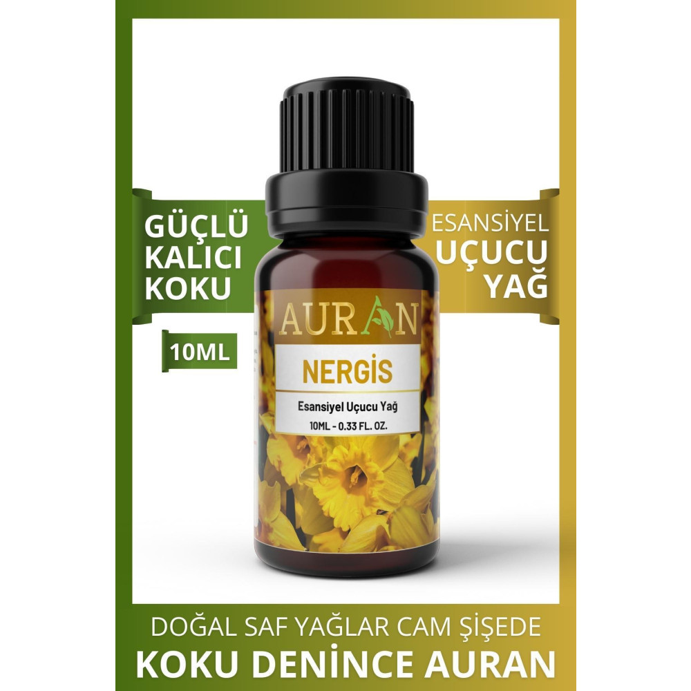 AURAN Nergis Esansiyel Uçucu Koku Yağı Buhurdanlık Yağı Difüzör Esansı Hobi Esans Ortam Oda Kokusu 10ml Deterjan ve Temizlik Ürünleri Fiyatı