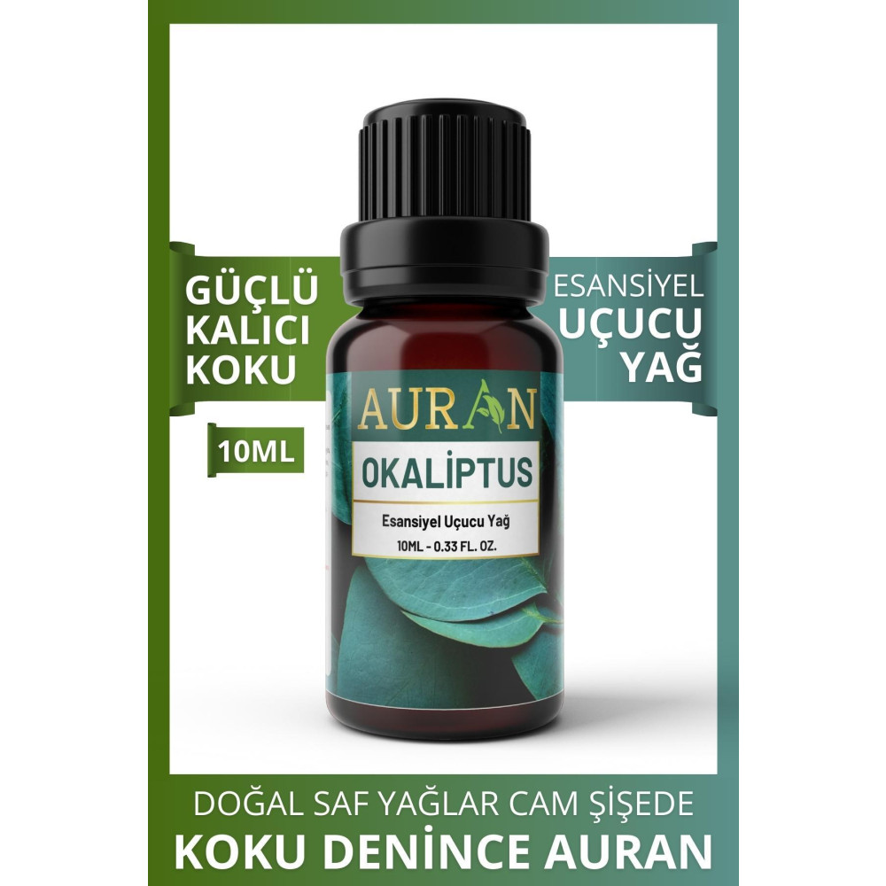 AURAN Okaliptus Esansiyel Uçucu Koku Yağı Buhurdanlık Yağı Difüzör Esansı Hobi Esans Ortam Oda Kokusu 10ml Deterjan ve Temizlik Ürünleri Fiyatı