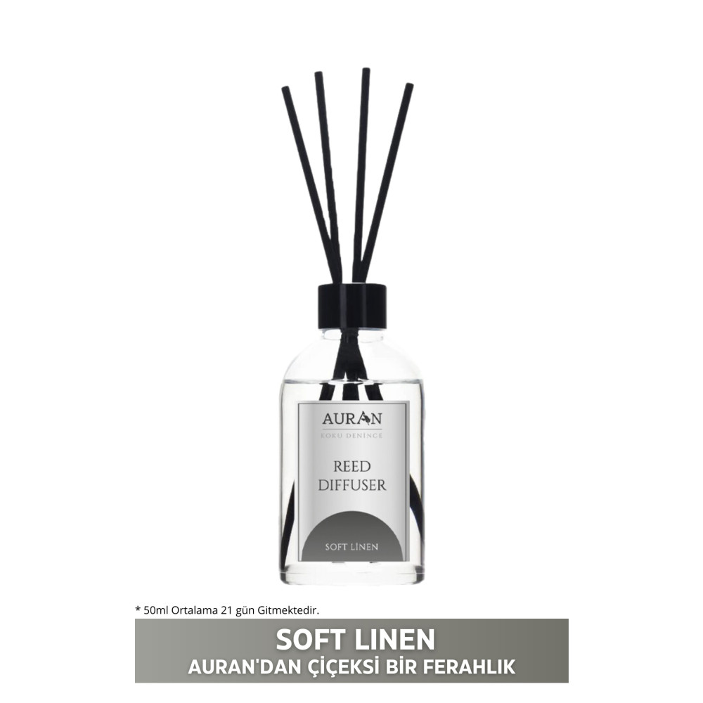 AURAN Soft Linen Çubuklu Oda Kokusu Esansiyel Uçucu Yağ Soft Linen 50ml Deterjan ve Temizlik Ürünleri Fiyatı