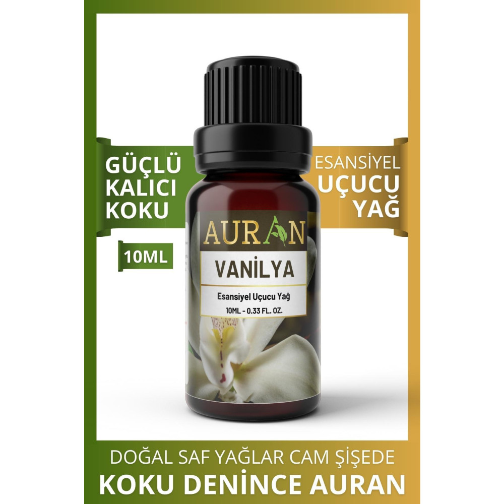 AURAN Vanilya Esansiyel Uçucu Koku Yağı Buhurdanlık Yağı Difüzör Esansı Hobi Esans Ortam Oda Kokusu 10ml Deterjan ve Temizlik Ürünleri Fiyatı