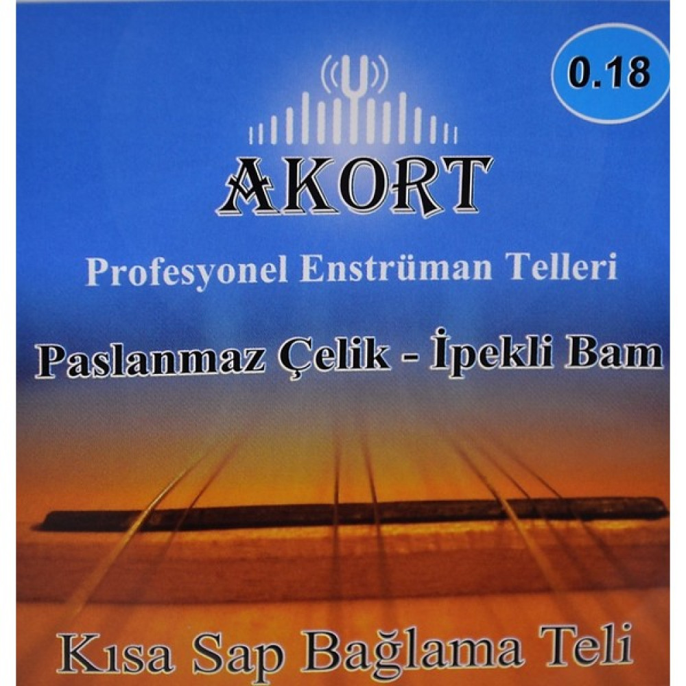 Aurax Akort 0.18 Kısa Sap Bağlama Teli - Saz Teli Paslanmaz Müzik Aleti Aksesuarları Fiyatı