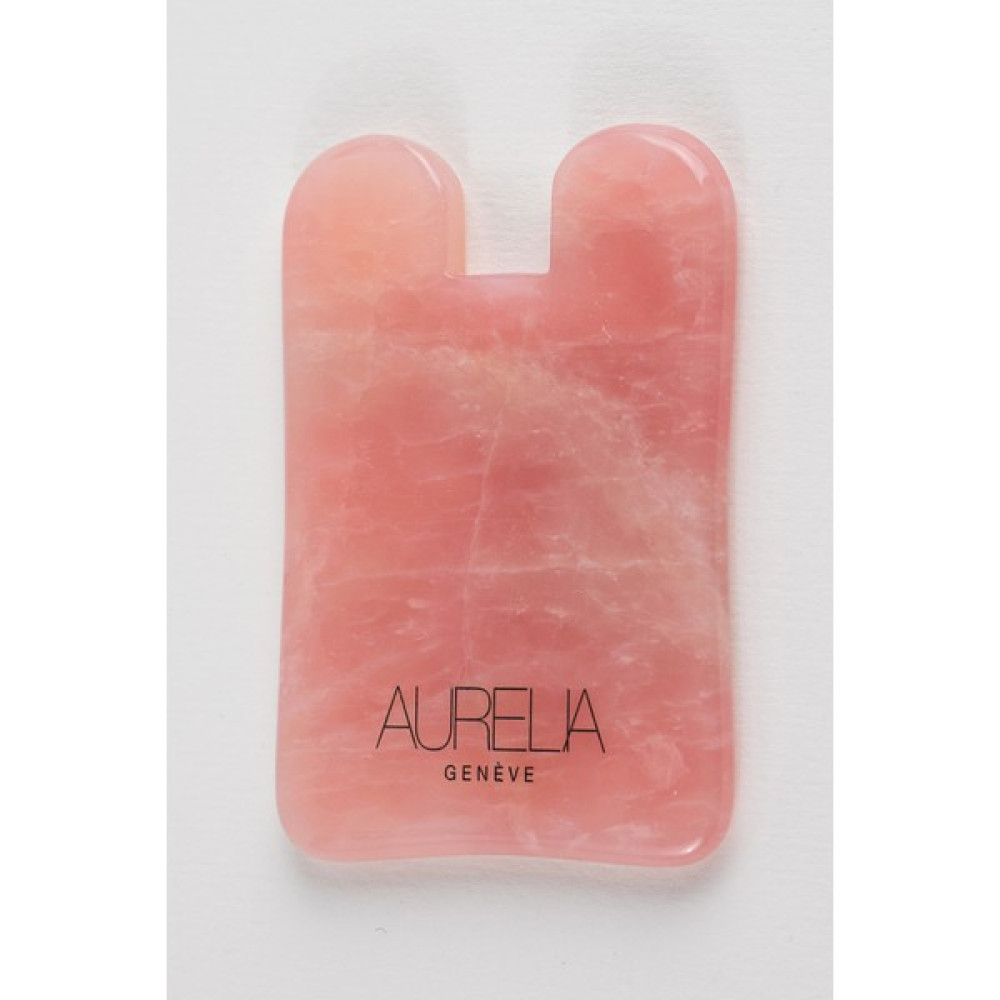 Aurelia Rose Quartz Gua Sha Crystal - Square - Gua Sha Taşı - Pembe Kuvars Masaj Cihazları Fiyatı