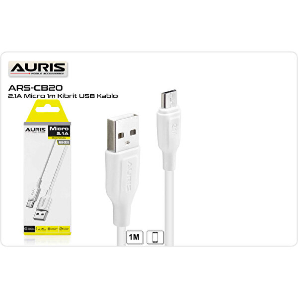 Auris 2.1 Amper Hızlı Micro Ara Kablo Cep Telefonu Kablosu Fiyatı