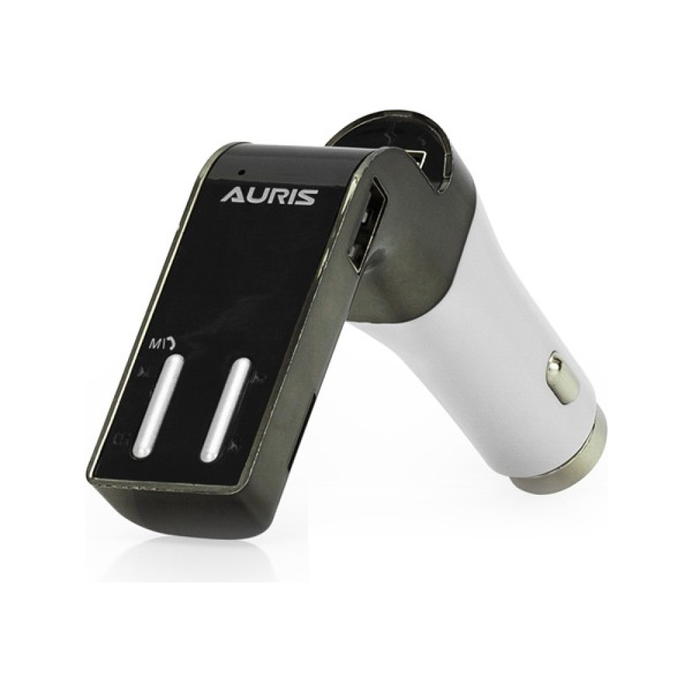 Auris Araç Fm Transmitter Dijital Gösterge 5.0 Bluetooth Araç Kiti 2x USB Mp3 Sd Kart Çakmaklık Girişli - Siyah Oto Transmitterleri Fiyatı