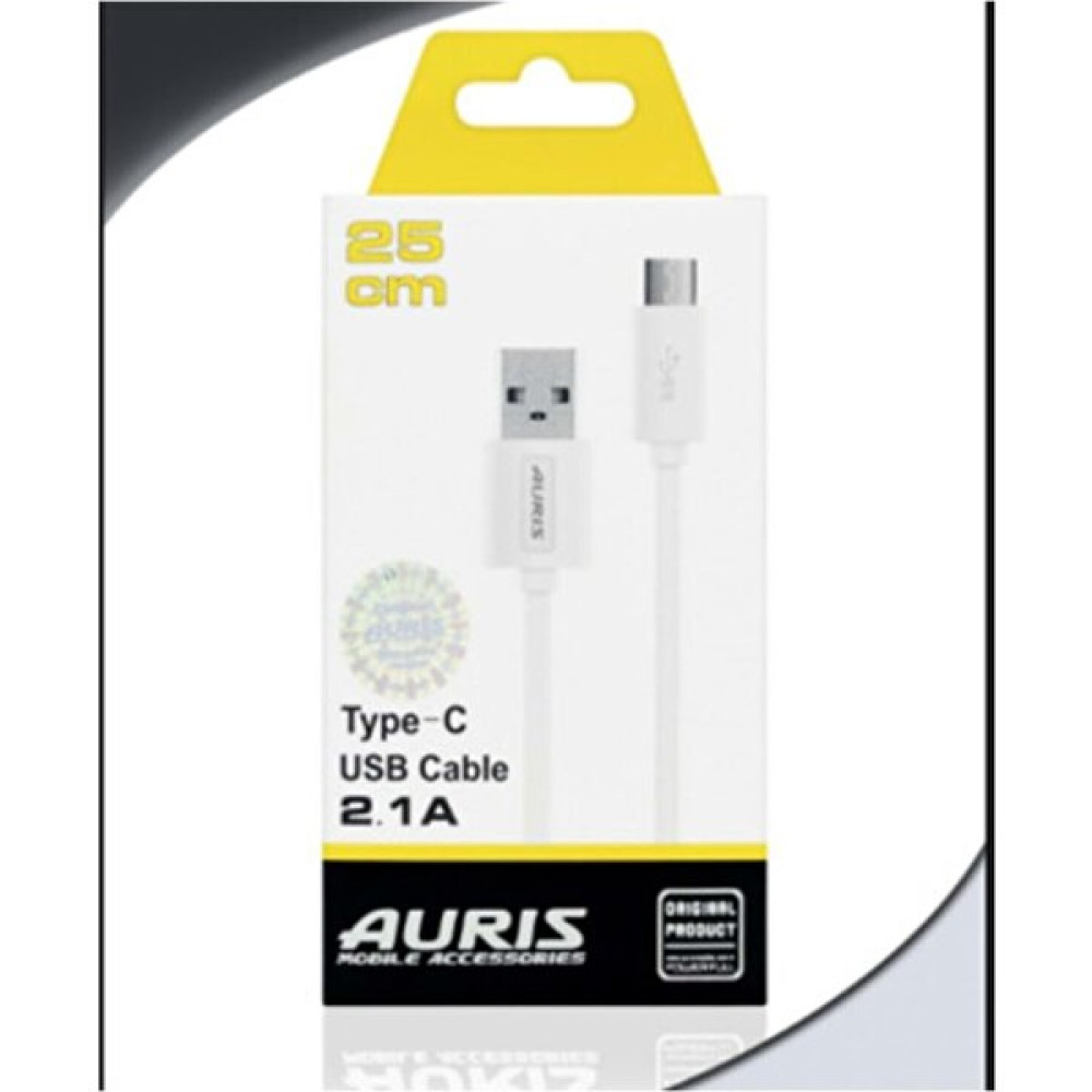 Auris ARS-CB15 2.1A Type-C 25CM USB Powerbank Şarj Kablosu Cep Telefonu Şarj Cihazı Fiyatı