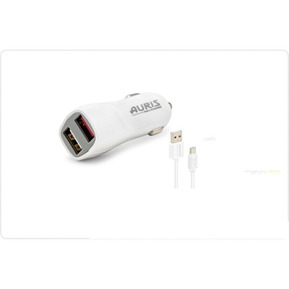 Auris ARS-CR01 3.1A Micro USB 2li Giriş Araç Şarj Başlığı Çakmaklık Cep Telefonu Araç Kiti Fiyatı