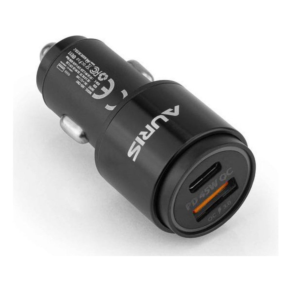 Auris ARS-CR07 45W Pd+Usb Oto Şarj Kafa - Siyah Cep Telefonu Araç Kiti Fiyatı