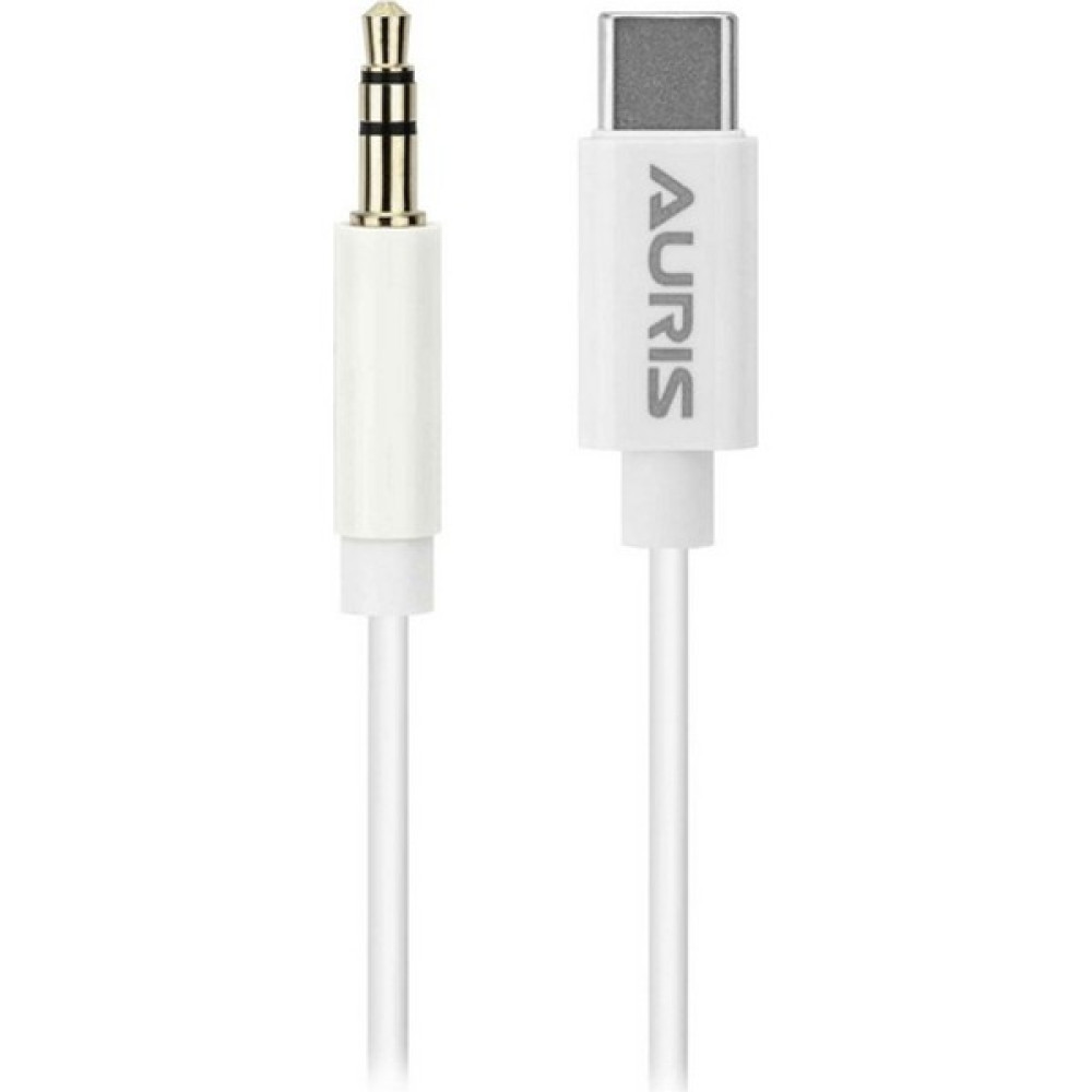 Aurıs AU06 Type-C Uyumlu 3.5mm Aux Kablosu - Beyaz Cep Telefonu Kablosu Fiyatı