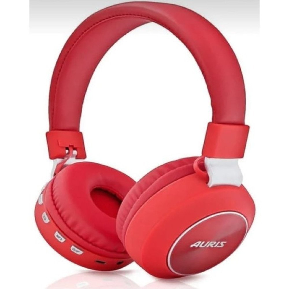 Auris BT004 Bluetooth Kulaklık Wireless Extra Bass Stereo Kulak Üstü Kulaklık Bt 004 - Kırmızı Kulak Üstü Kulaklık Fiyatı
