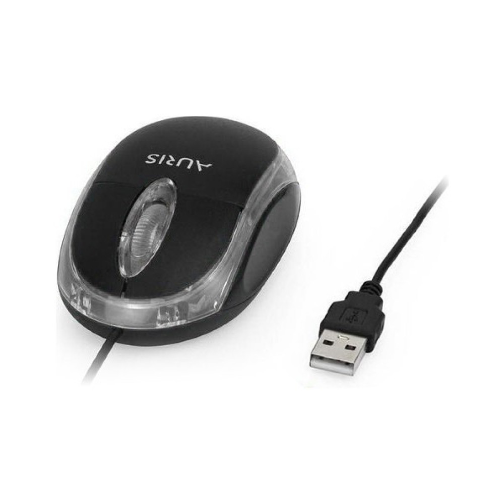 Auris Işıklı 800 Dpi 1.2 Metre Kablolu Optik Mouse Her Iki El Için Ergonomik Tasarım - Siyah Klavye - Mouse Fiyatı