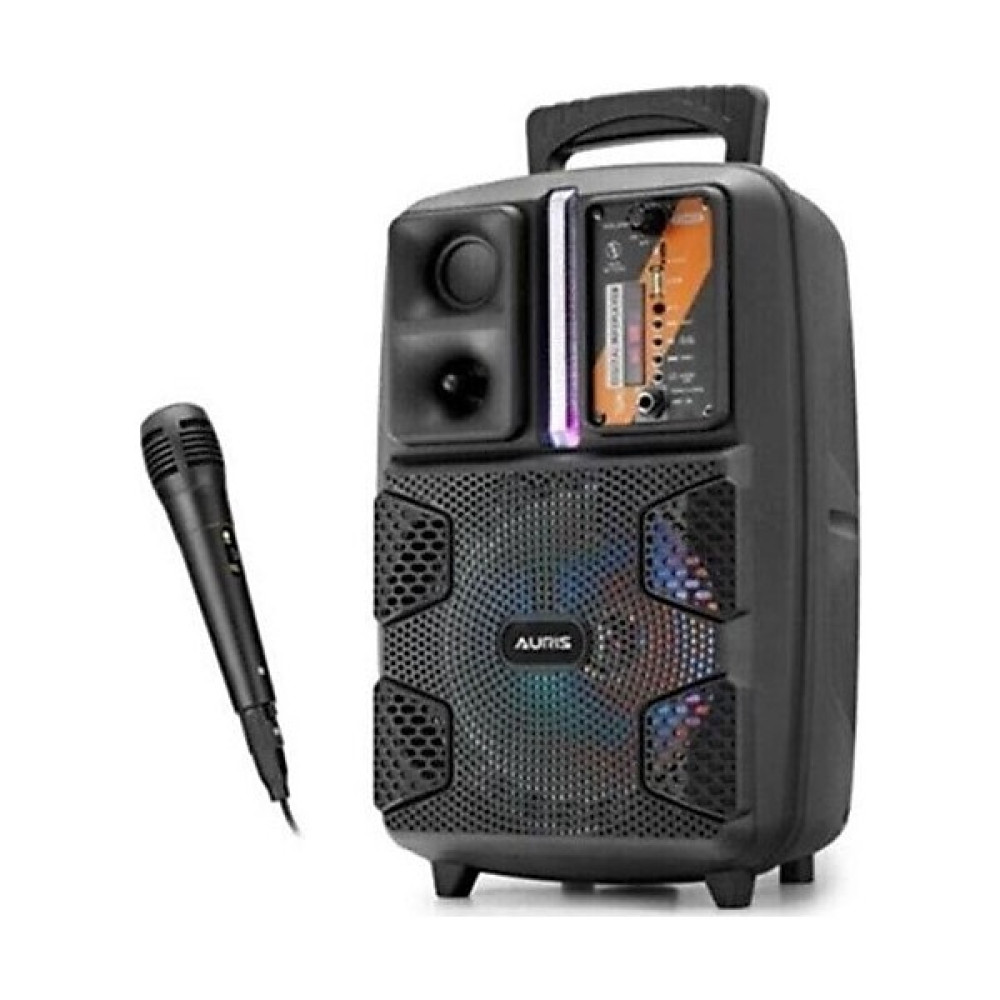 Auris Mikrofonlu Bluetooth Ses Bombası Karoke Hoparlör - Siyah Bluetooth Hoparlör Fiyatı