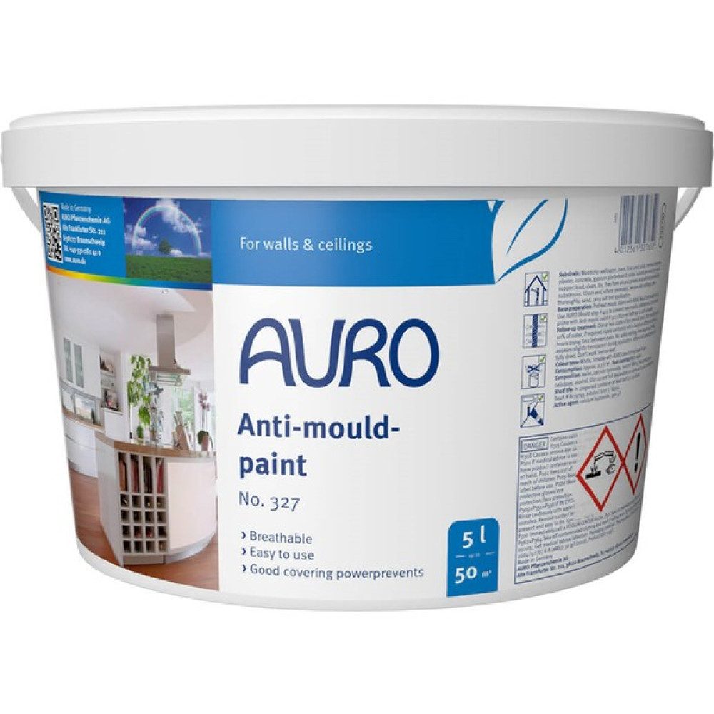 AURO Küf Önleyici Boya No. 327 - 1lt İç Cephe Duvar Boyası Fiyatı