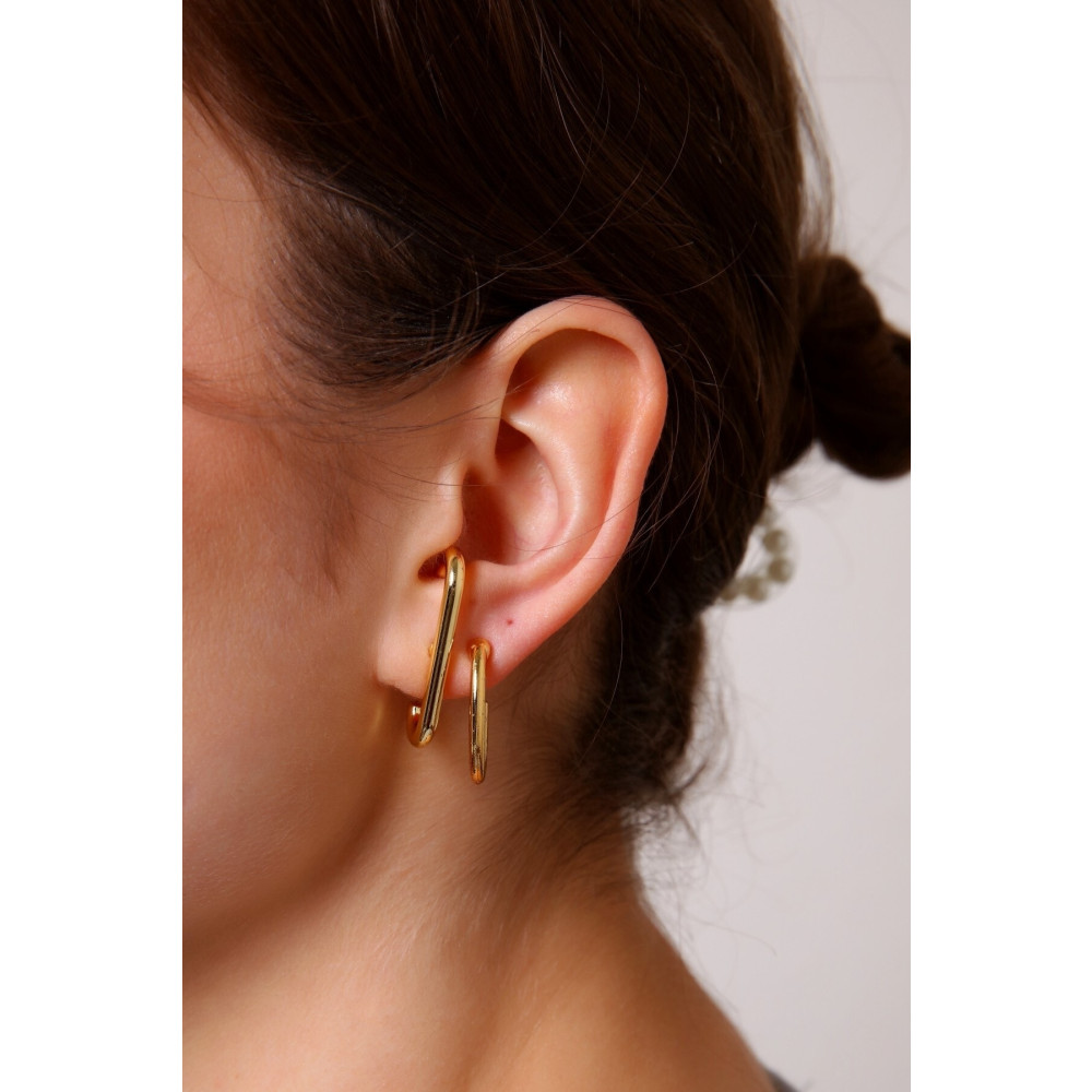 AURRARİ Kadın Gold Cuff 0036 Bijuteri Küpe Fiyatı
