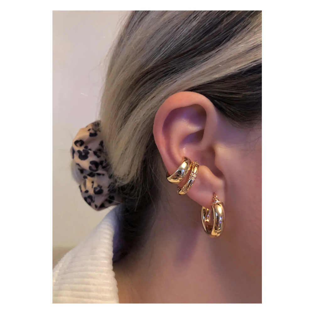AURRARİ Kadın Gold Renk 2li Cuff (Kıkırdak Küpe) Bijuteri Küpe Fiyatı
