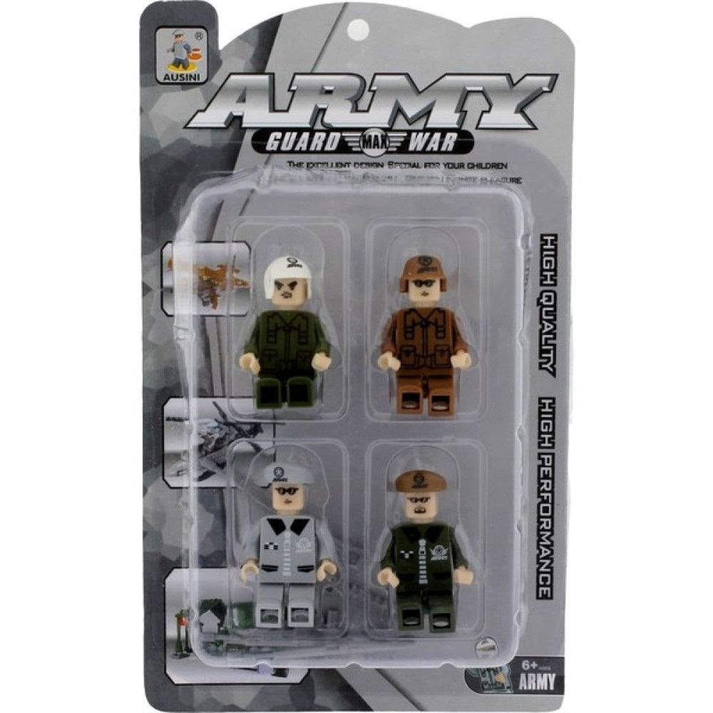 Ausini Army 4'lü Figür Set 22792B Legolar ( Yapım Oyuncakları ) Fiyatı