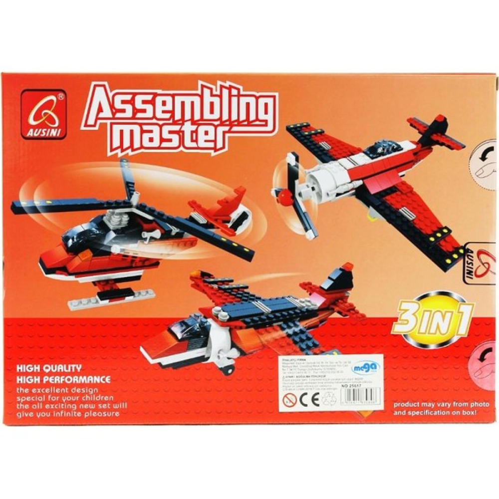 Ausini Assembling Master 3 In 1 265 Parça Hava Araçları Seti Oto Boyaları Fiyatı