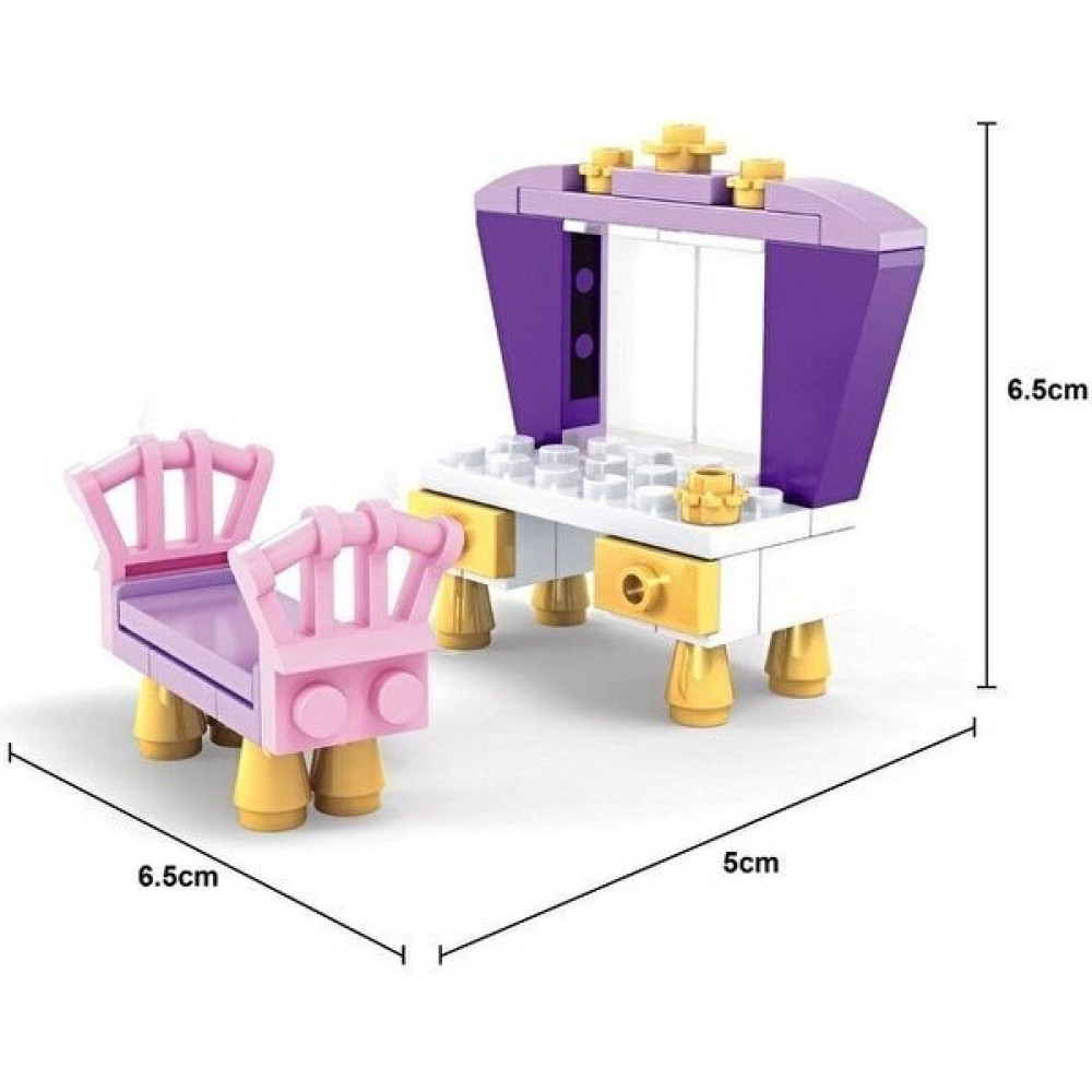 Ausini My Fairy 46 Parça Figür, Koltuk ve Makyaj Masası Legolar ( Yapım Oyuncakları ) Fiyatı