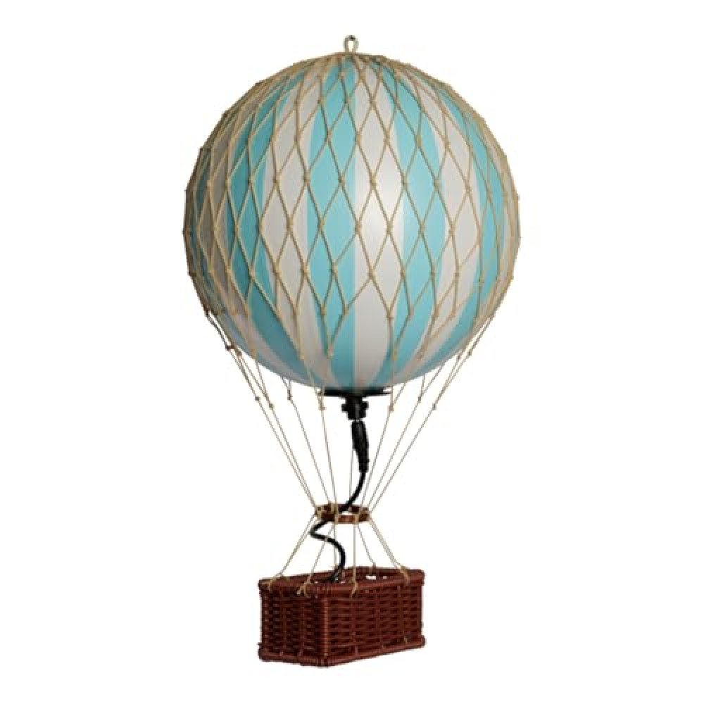 Authentic Models LED Hot Air Balloon Lanterns: Magical Night Sky Decor | Hot Air Balloon Decor | LED Lantern Decor for Enchanting Evenings | Remote Control Included - Travels Light LED, Blue Light
