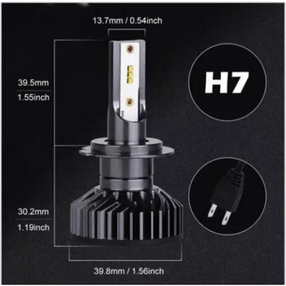 Auto Ampulance H7 12 - 24 Volt Cree Csp LED Xenon Takımı Yeni Nesil Mini Canbus Oto Boyaları Fiyatı