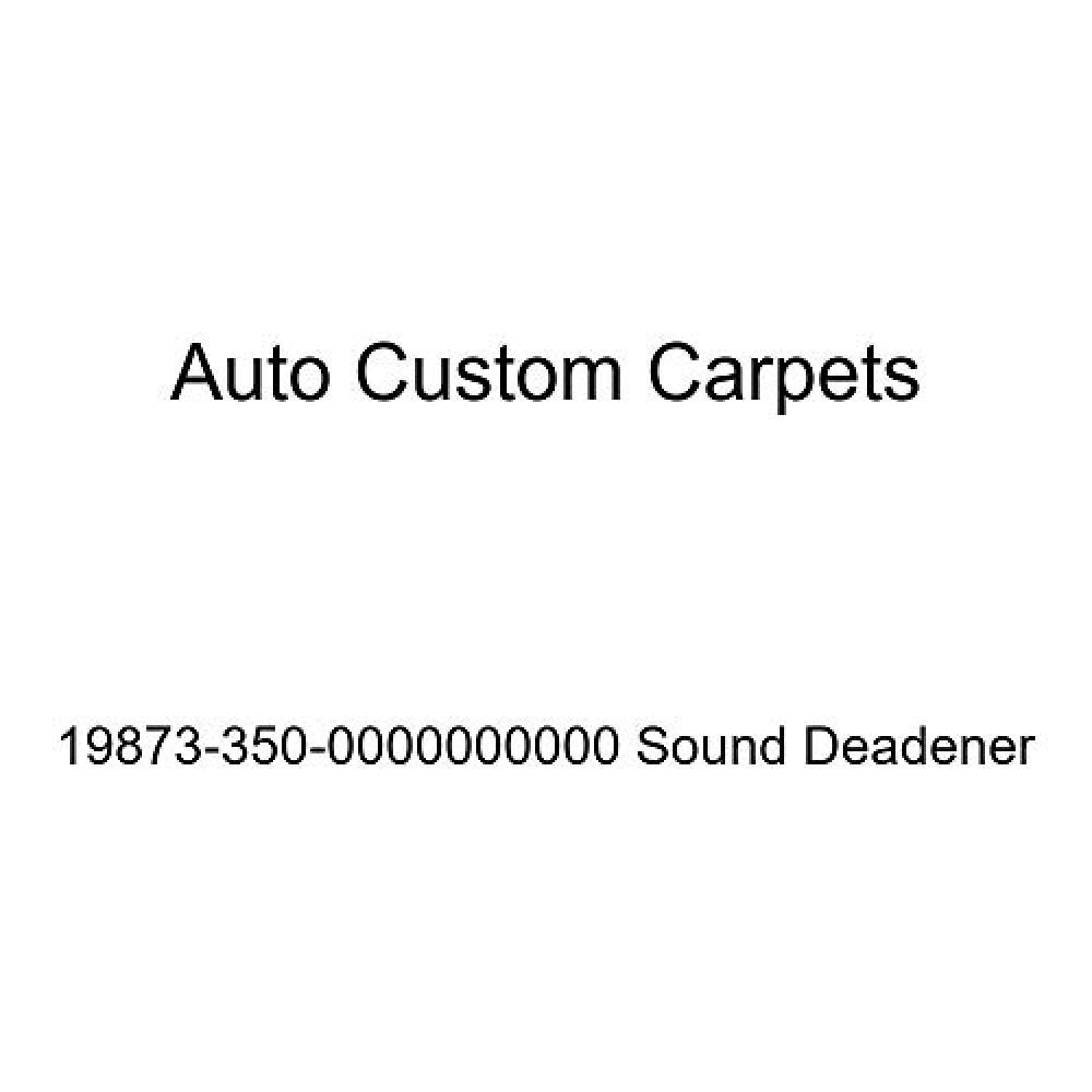 Auto Custom Carpets 19873-350-0000000000 Sound Deadener