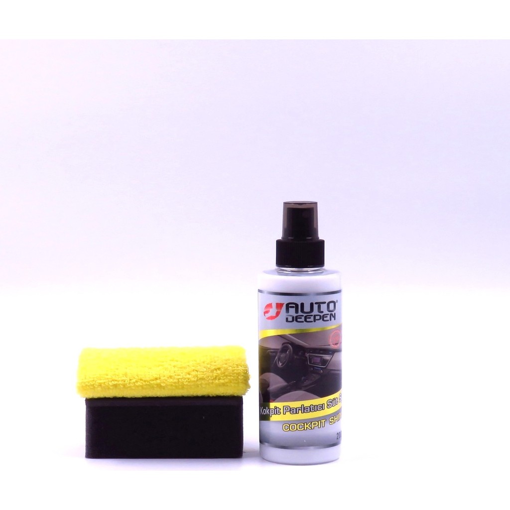 Auto Deepen Kokpit Koruyucu & Parlatıcı Süt Set 200ML, Temizleme Bezi & Uygulama Süngeri, Parfümlü - 200 ml Torpido Bakımı Fiyatı