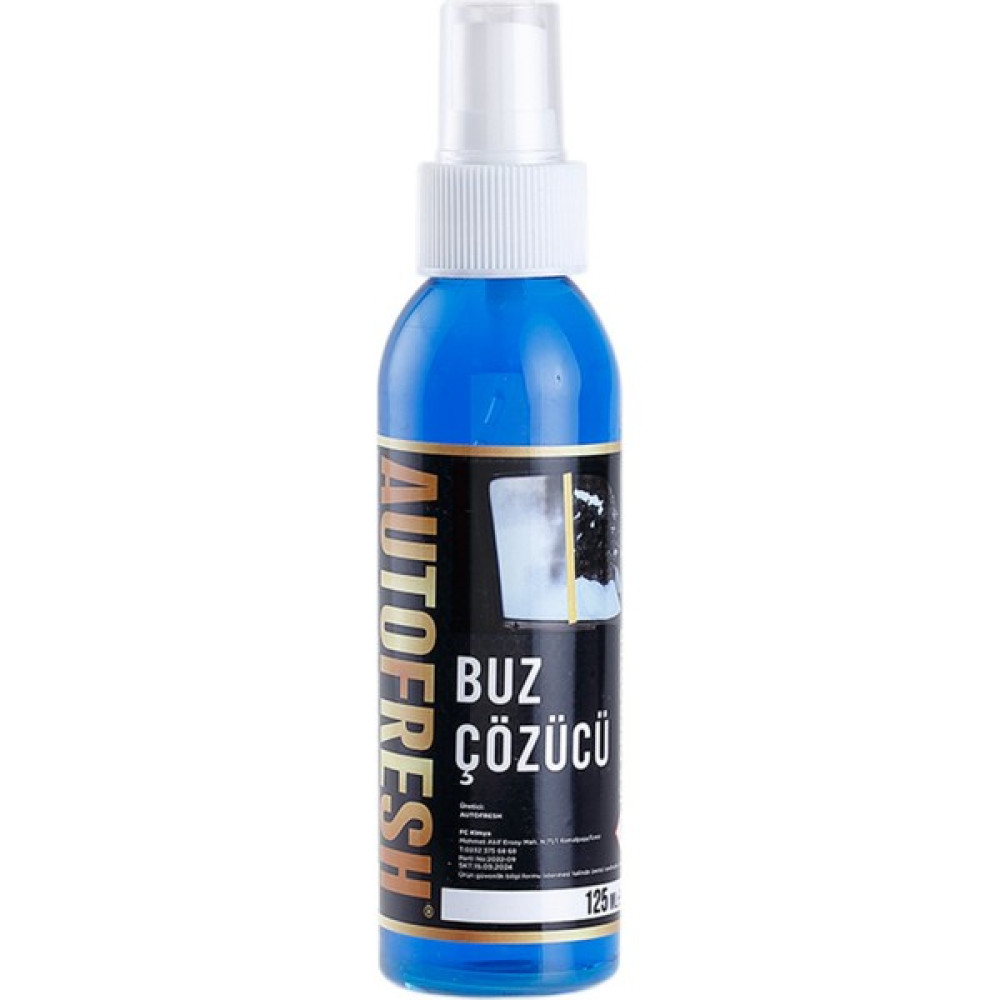 Auto Fresh Autofresh Oto Buz Çözücü Araç Araba Ayna Cam Buzlanma Önleyici Hızlı ve Pratik Kullanım Sprey 125 ml Oto Boyaları Fiyatı