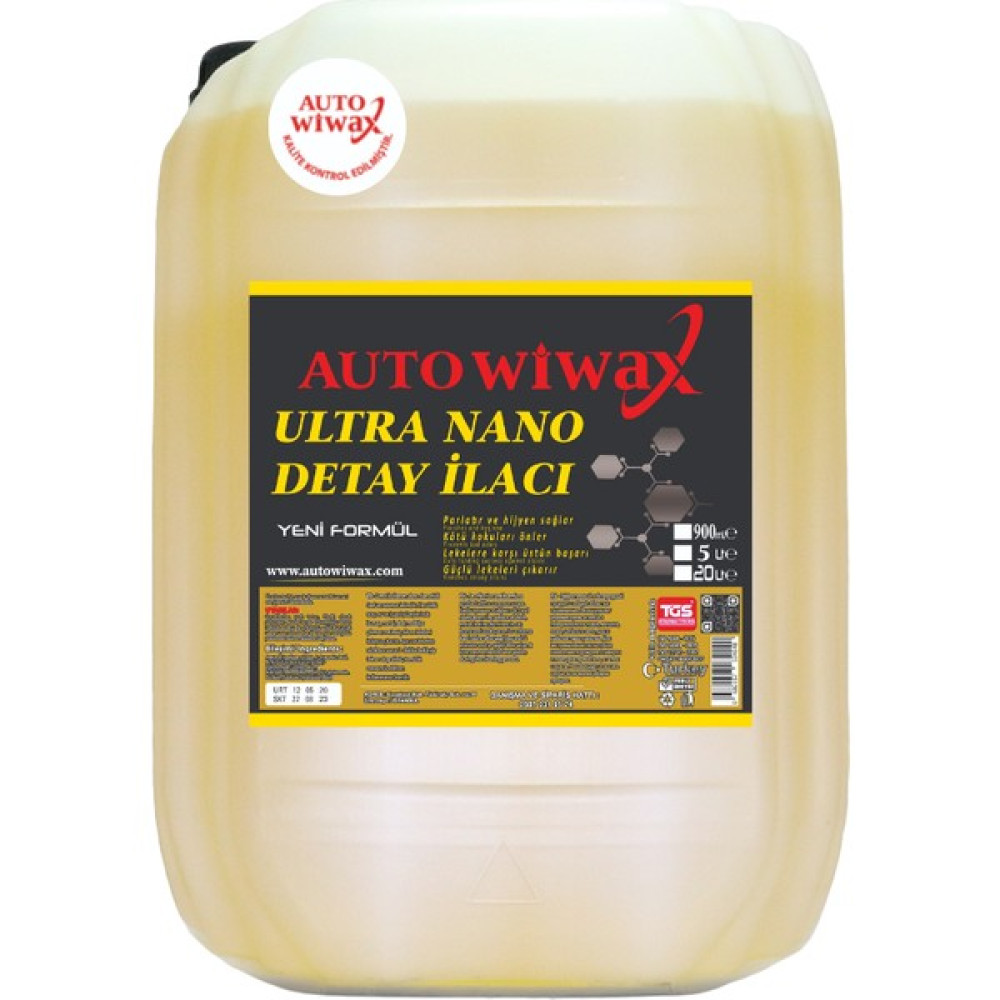 Auto Wiwax 20LT Ultra Nano Detay Ilacı Oto Genel Temizlik Fiyatı