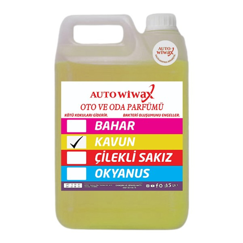 Auto Wiwax 5lt Kavun Aromalı Araç Parfümü Oto Genel Temizlik Fiyatı