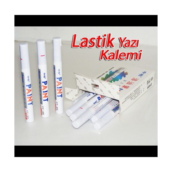 AutoCet Lastik Yazı Kalemi 1 Adet Beyaz Renk ile Lastik Bakımında Kullanım İçin Uygun Kalem & Yazı Gereçleri Fiyatı