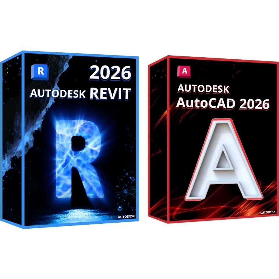 Autodesk Revit 2026 + Autocad 2026 (Windows) - 1 Pc 1 Yıl Autodesk Key Full Sürüm SSD / Solid State Drive Fiyatı