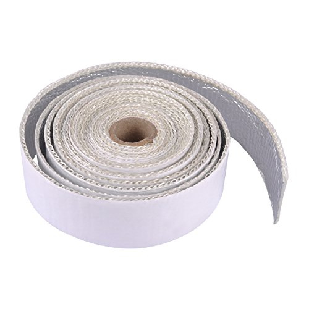 AutoEC Heat Shield tape, Self-Adhesive Heat Reflective Tape Roll, Adhesive Backed Heat Barrier for Car, Truck, Motorcycle (1.5"X 15')