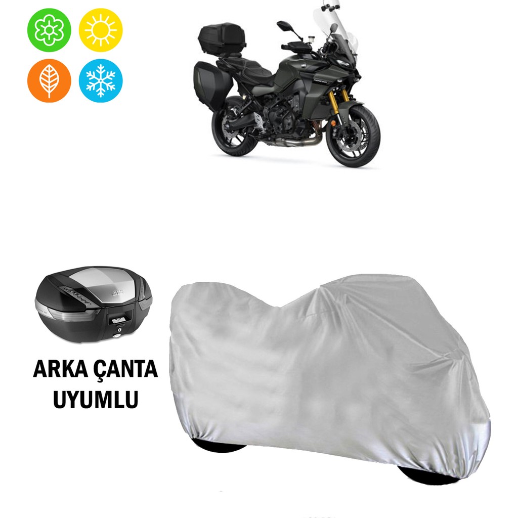 AUTOES Yamaha Tracer 9 Gt+ Branda Motosiklet Brandası Arka Çanta Uyumlu Motorsiklet Brandaları Fiyatı
