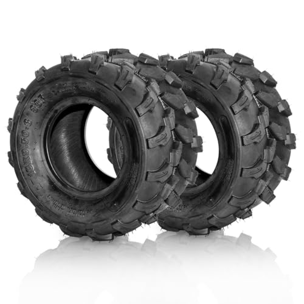AutoForever 18x9.5-8 ATV UTV Sport Tires 4 ply 18x9.5x8 All-Terrain Tubeless Tires Pack of 2