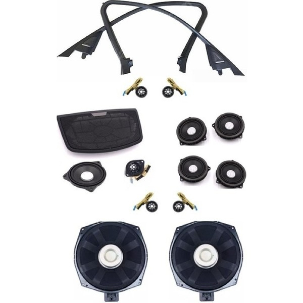 Autogp Bmw 3 Serısı F30 15 Parça Hoparlör Setı ve Harman Tweeter & Orta Kapak Setı Oto Hoparlörleri & SubWoofer Fiyatı